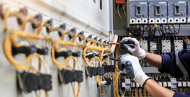 Professional Electrician technician working in Winston-Salem, NC